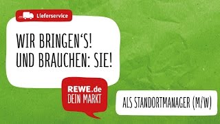 Arbeiten bei REWE Standortmanagerin beim Lieferservice [upl. by Assyn]