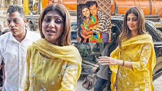 Shilpa Shetty Gets Emotional As She Arrives To Meet Govinda at Hospital [upl. by Eecart]