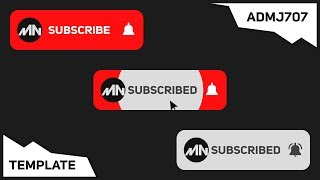 FREE YouTube Subscribe Button Animation Template  After Effects  Any Software Green Screen [upl. by Schilt]