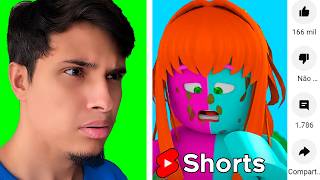 Julgando Shorts CRINGE de Roblox [upl. by Dino]