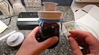 Mason Jar Vacuum Sealer Kit Demonstration and Review [upl. by Marilla]