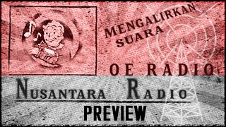 Nusantara Radio  Fallout 4 Indonesia Vintage Radio Mod Preview [upl. by Lyrret45]