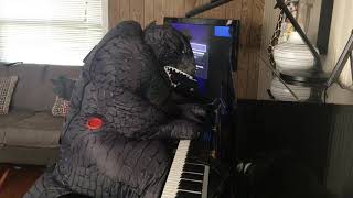 Godzilla’s theme on the piano [upl. by Quintilla9]