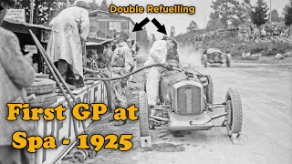 The First Grand Prix at Spa  1925  BONUS [upl. by Dugaid]