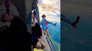 Time of skydiving skydiving travel adventure sky paragliding [upl. by Eldwun]