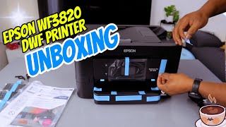 See Me Unboxing Epson WF3820 Printer [upl. by Kallista71]