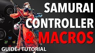 FFXIV Samurai Controller and Macro Guide Level 70 [upl. by Dnomde968]