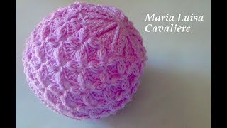 Cappello punto fiocchetti alluncinetto tutorial [upl. by Abran]