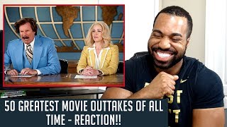 50 Greatest Movie Outtakes Of All Time  REACTION [upl. by Enitsud]