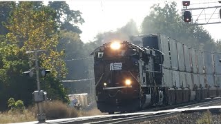 NS Chicago line Kendallville Indiana PENN CENTRAL HERTIGE UINT [upl. by Halley]