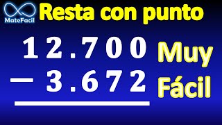 Cómo restar con punto decimal explicado muy fácil [upl. by Ammamaria854]