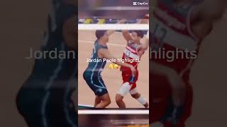 Jordan Pooles highlights as a wizard 😘😮‍💨 nba basketball shorts edit rizz fyp sports [upl. by Anirav]