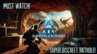 Best scorched earth rathole stash spot Ark survival ascended scorched earth Xbox [upl. by Correna]