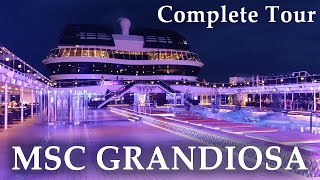 MSC GRANDIOSA  ship tour 2022 [upl. by Anayad100]