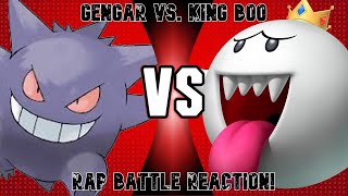 Spooky circles  Gengar Vs King Boo Rap Battle REACTION [upl. by Walsh542]