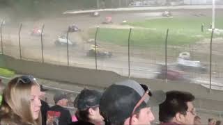 wilmot raceway wingless sprint feature 8324 [upl. by Irrac]