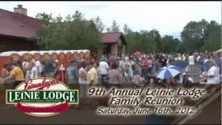 2012 Leinie Family Reunion at the Leinie Lodge in Chippewa Falls WI  Leinenkugels Beer [upl. by Neil]