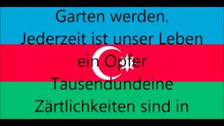 Nationalhymne von Aserbaidschan deutsche Übersetzung [upl. by Santana]