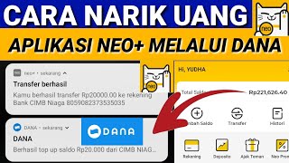 CARA PENARIKAN UANG NEO MELALUI DANA  BANK BNC NEO [upl. by Lrac]