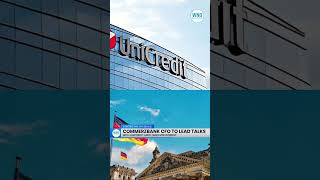 Commerzbank CFO to Lead Talks with UniCredit Amid Takeover Interest [upl. by Torosian754]