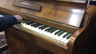 Kemble minx walnut piano [upl. by Noivax740]