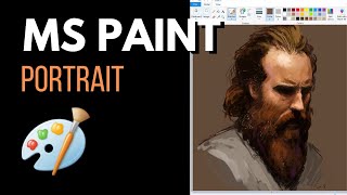 🔴 LIVE  Painting a Portrait in MS Paint [upl. by Lyrret]