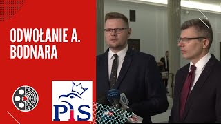 Odwołanie A Bodnara  konferencja PiS [upl. by Thorman]