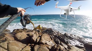 Drone Fishing WA  Busselton Jetty fishing [upl. by Hume457]