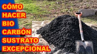 BIOCARBÓN O CARBÓN ACTIVADO CON MICRORGANISMOS DE MONTAÑA 💪💪💪 EXTRAORDINARIO SUSTRATO [upl. by Terhune]