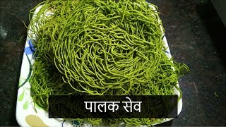 पालक सेव बनाने का आसान तरीका  Palak Sev  Recipe By Anita Kedar [upl. by Wendall]