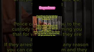 Article  20 Police cannot arrest you without any reason shorts studyoflaw law ytshorts [upl. by Beller]