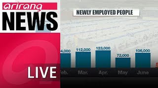 LIVEARIRANG NEWS Number of newly added jobs yy in July marks lowest [upl. by Vasiliki]