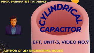 CYLINDRICAL OR COAXIAL CABLE CAPACITOR Derivation [upl. by Bello]