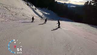 La Longia ski run from Seceda to Ortisei Italy [upl. by Petula477]