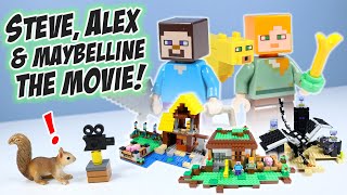 LEGO Minecraft Sets Adventures Steve Alex amp Maybelline The Movie 2020 [upl. by Topper]