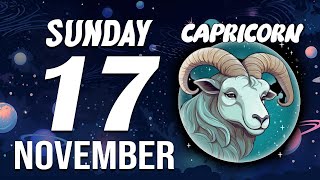 THIS WILL MAKE YOU FAINT IN THE NEXT 48 HOURS CAPRICORN ♑❤ HOROSCOPE FOR TODAY November 17 2024 [upl. by Razec936]