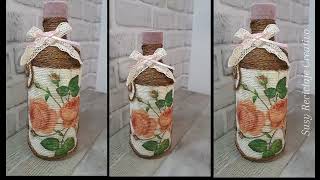 Hermosas ideas para decorar con Botellas de vidrio [upl. by Goodyear95]