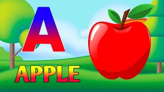 Phonics Song 2 with TWO Words in 3D  A For Apple  ABC Alphabet Songs 13 [upl. by Watkin]