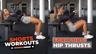 How to hip thrust with correct form [upl. by Ayerdna]