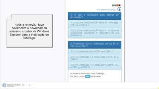 Como instalar o SafeSign para usar certificados no AssinaWeb [upl. by Issor292]