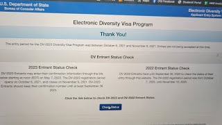 HOW TO CHECK DV RESULTSTHE OFFICIAL WEBSITE TO CHECK DV2023 RESULTS [upl. by Eyr]