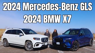 2024 BMW X7 vs 2024 MercedesBenz GLS  Big amp Bougie [upl. by Hendrick796]