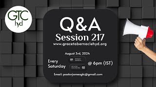 QampA Session 217 [upl. by Shara]