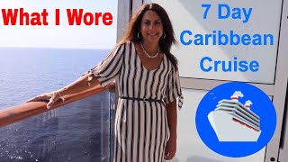 What I wore on our Caribbean Cruise [upl. by Aliwt174]