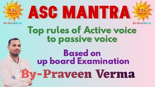 Active and passive voice top rules Active Voice and Passive Voice in English Grammarpassivevoice [upl. by Ailedua]