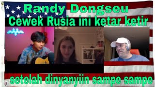 Cewek Rusia ini ketar ketir setelah dinyanyiin sampe sampe  SINGING OmeTV Randy Dongseu  REACTION [upl. by Notrub791]