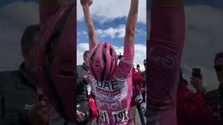 Making history 📖 Tadej Pogačar is the winner of the 15th stage of the Giro d’Italia 2024 🥇🩷 [upl. by Uzzial]