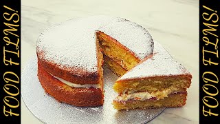 Classic Victoria Sponge CakeEasy recipe to make at home even for kids [upl. by Amsa]