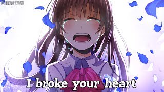 Nightcore  Sorry Lyrics [upl. by Sisenej]