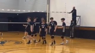 Trinity Oaks vs CAOTHF Boys Volleyball Highlights [upl. by Tenahs]